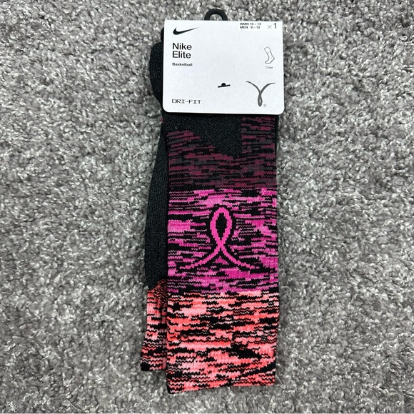 Nike ELITE CREW KAY YOW Mens Unisex Basketball Socks Size L (8-12) DR1864-600 - Picture 6 of 12
